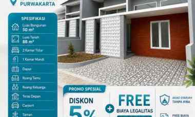 Rumah 500 Jutaan Diskon 5 Free Legalitas SHM