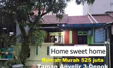 gambar rumah 525 juta murah taman anyelir 3 kalimulya depok