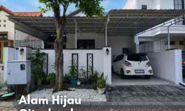 rumah alam hijau citraland strategis siap huni carport