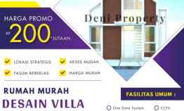 Promo Rumah Villa Mewah di Cendana Pakis dekat Brimob Pakis