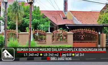 rumah asri dekat masjid dalam komplek bendungan hilir
