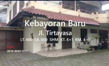 Rumah Asri Lokasi Istimewa jl. Tirtayasa, Kebayoran Baru