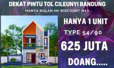 rumah baru dijual dekat pintu tol cileunyi
