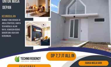 Rumah Baru Dp 7,7 jt Techno Regency Padalarang