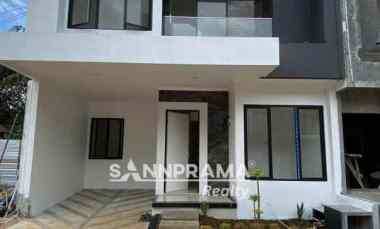 rumah baru elegant dalam cluster di pondok petir depok