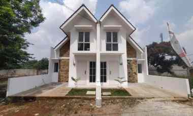 gambar rumah baru mewah minimalis cikunir bekasi selatan shm