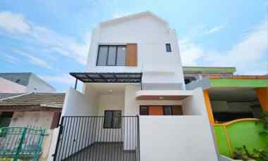 rumah baru modern minimalis pondok ungu permai bekasi