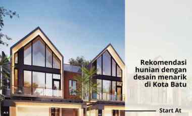 rumah batu malang bergaya minimalis elegant