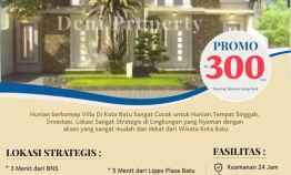 Promo Rumah Murah di Beji Mutiara View 300 Jutaan dekat Wisata Kota Batu