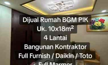 rumah bgm pik full furnish full marmer