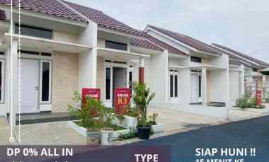 rumah cantik cluster siap huni kpr dp 0 bebas banjir