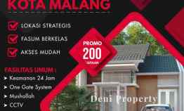 Promo Rumah Murah dekat Gate Tol di Azizah Kedungkandang Malang