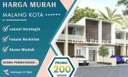 Promo Rumah Villa Dijual 200 jutaan di Ashilla dekat Gate Tol Malang