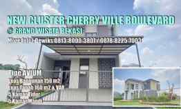 Rumah Berpagar CHERRY VILLE Boulevard Grand Wisata Bekasi