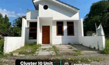 gambar rumah cluster 10 unit 285 jutaan dekat candi prambanan