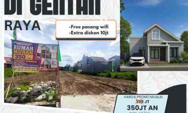 Rumah dekat Mall Luwes Gentan di Duwet Baki