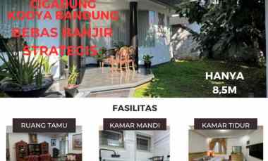 rumah di cigadung kodya bandung bebas banjir strategis