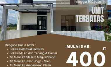 Rumah di Jogja 400 Jutaan