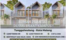 Rumah di Malang Tunggulwulung Dijual Cepat