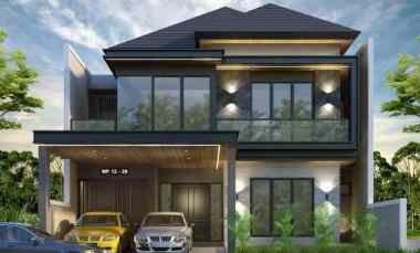 rumah di waterfront modern minimalis surabaya barat