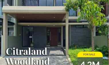 rumah dijual baru citraland woodland surabaya barat