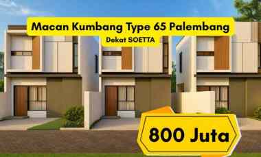 rumah dijual di palembang area kancil putih