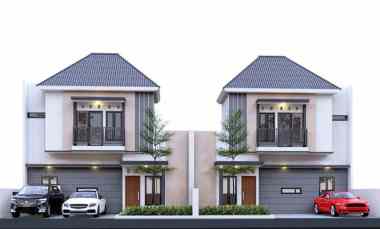 rumah dua lantai dekat solobaru