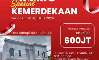 rumah dua lantai murah cibinong bogor