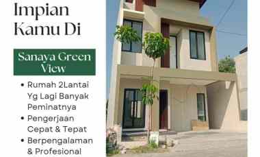 rumah estetik 2 lantai syariah di kota ponorogo