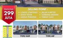 Rumah di Gayam Sukoharjo dekat Taman Pakujoyo