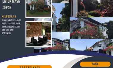 Rumah di Komplek Elit Gegerkalong Bandung Siap Huni Bebas Banjir Onega