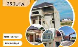 Rumah Murah tanpa Bank di Gumpang Kartasura Grand Madina Residence 1
