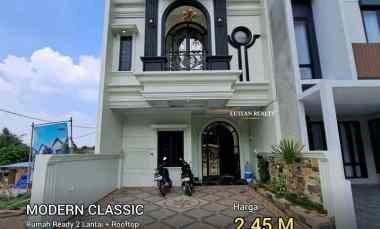 rumah jagakarsa modern classic