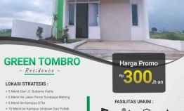 Rumah Murah Tengah Kawasan Bisnis Suhat Malang Green Tombro