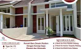 Rumah Baru Griyeda Jannati 300 Jutaan dekat Poltekom Kota Malang