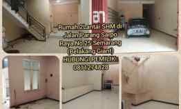 Dijual Rumah 2 lantai SHM di Jalan Parang Sarpo Raya No 25 Semarang Be