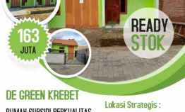Rumah Subsidi Ready Stock Hanya 163 juta di De Green Krebet Bululawang