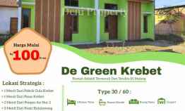 Ready Siap Huni Rumah Subsidi 100 Jutaan di De Green Krebet