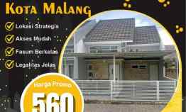 Rumah Mewah Konsep Modern di Area Blimbing Kota Malang