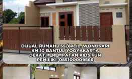 Dijual Rumah T55/84 jl. Wonosari Km10 Bantul Yogyakarta dekat Kids Fun