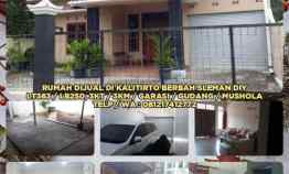Rumah Dijual di Kalitirto Berbah Sleman DIY LT363/LB250,3KT 3KM Garasi