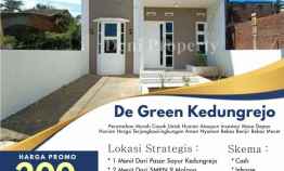 Rumah Murah dekat Kota Malang 200 Jutaan De Green Kedungrejo Malang