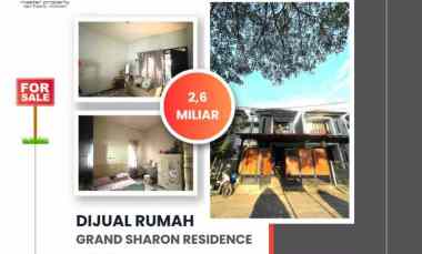 rumah kokoh 2 lantai di grand sharon residence bandung