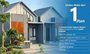 rumah komersil di bekasi cicilan mulai dari 1 jutaan
