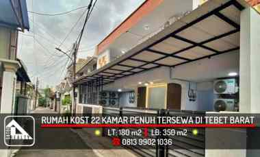 rumah kost 22 kamar penuh tersewa di tebet barat
