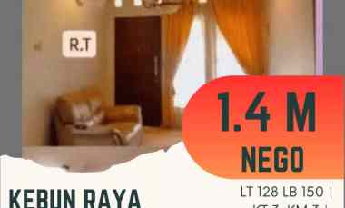 rumah kota bogor 2 lantai siap huni