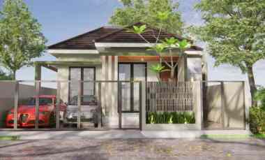 rumah limasan modern dalam cluster di kalasan
