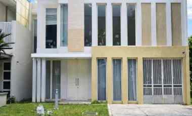 rumah long beach pakuwon city minimalis siap huni