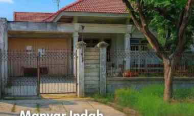 rumah manyar indah strategis row 3 mobil