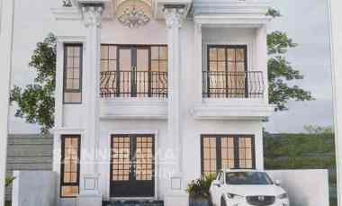 rumah mewah 2 lantai ada pool di tanah baru depok iml